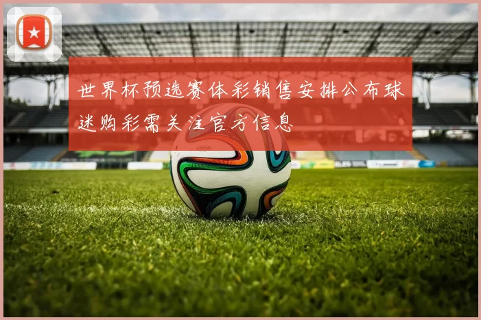 世界杯预选赛体彩销售安排公布球迷购彩需关注官方信息